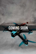 diy fpv race drone on a gray background strigoi-5 teaser