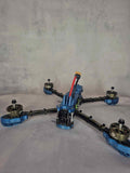 diy fpv race drone on a gray background strigoi-7 front