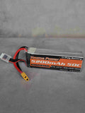  Li-Poly battery on a gray background